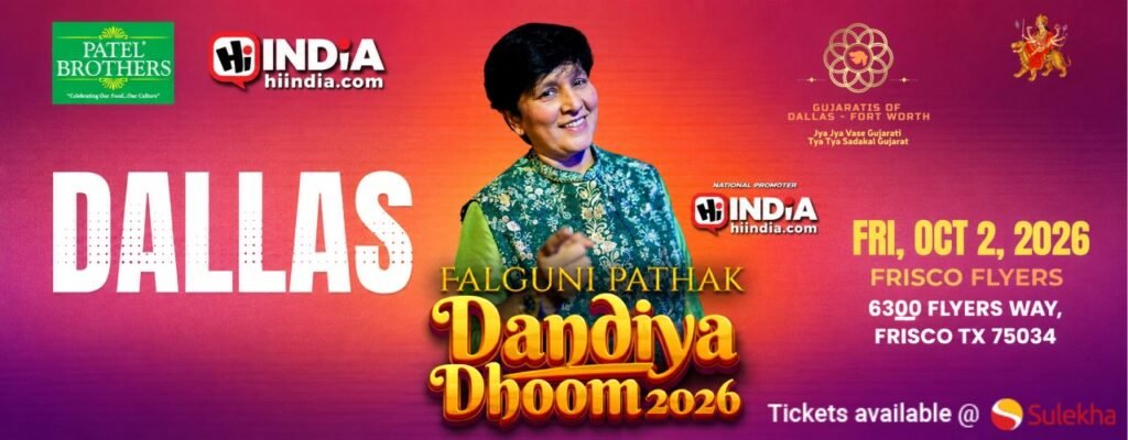 Falguni Pathak Live in Dallas – Dandiya Dhoom 2026 - Frisco