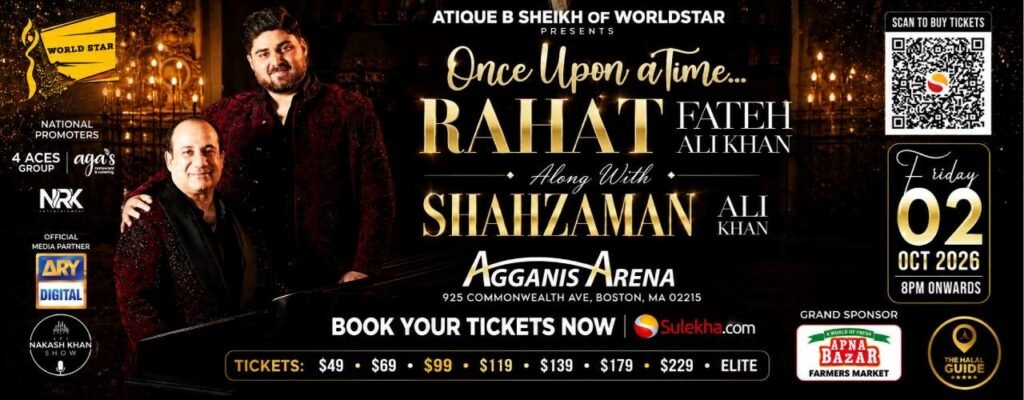 Rahat Fateh Ali Khan & Shahzaman Ali Khan In Boston